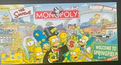 The Simpsons Monopoly Board Game (2001) Welcome to Springfield Brand New Open BX