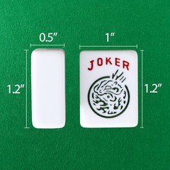 American Mahjong Set 166 Tiles 4 Colors Pushers/Racks Mah Jongg Set W/Soft Bag