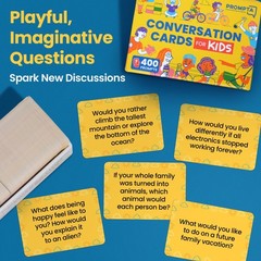 400 Conversation Cards for Kids – Engage Kids, Laugh, and Grow Closer During …