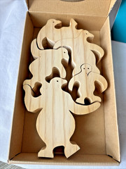 Tarata Balancing Penguins Wooden Balancing Puzzle Game From New Zealand, Ages 4+