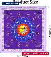 Mahjong Mat – Non-Slip, Noise Reducing & Waterproof Game Mats 31.5 x 31.5 Inches