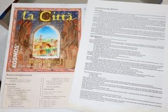 Kosmos – LA CITTA – Italy Renaissance City Building Game (EX) German + Eng Rules