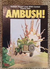 AMBUSH! Victory Games Solitaire Avalon Hill SPI 1983 Unpunched New! WW2
