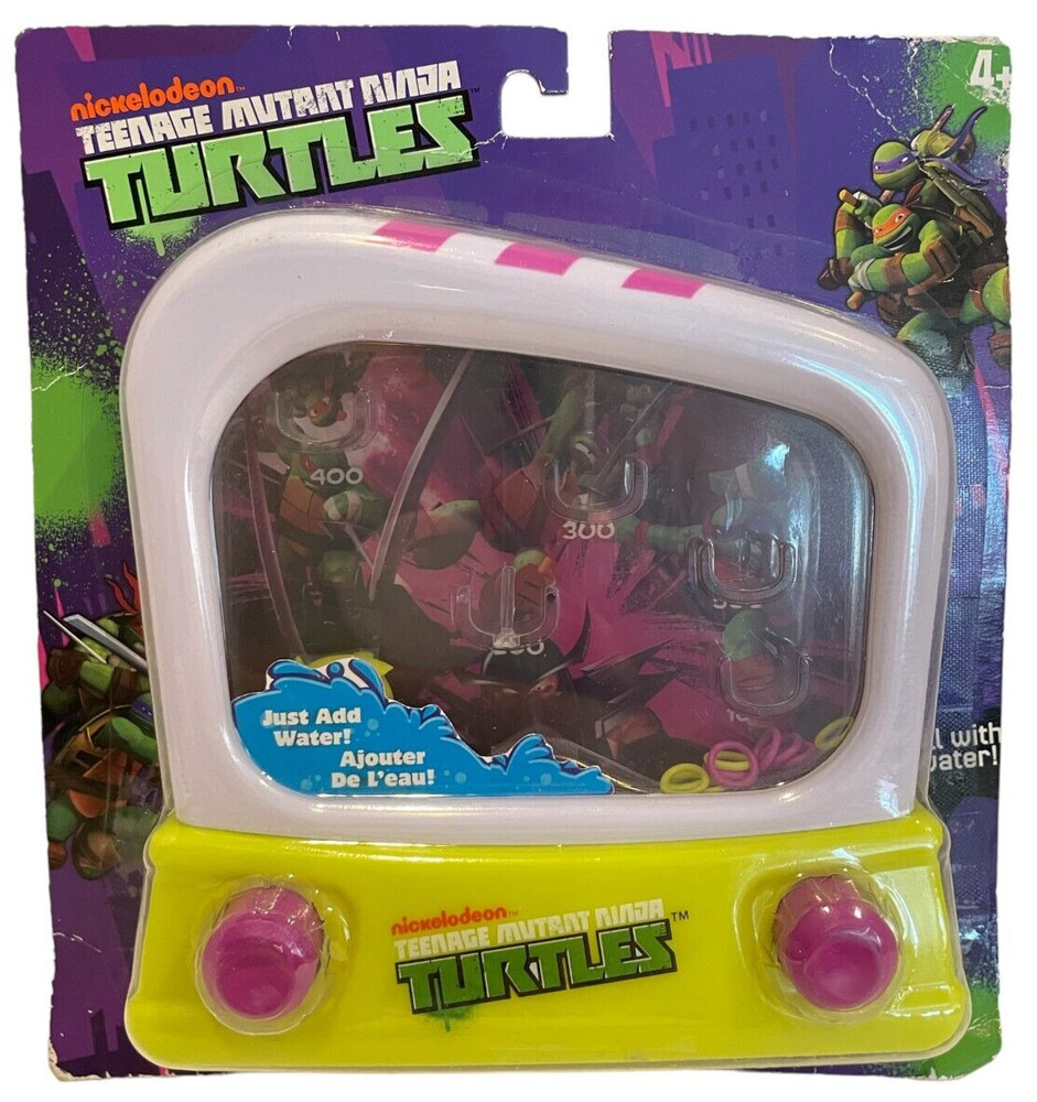 New Nickelodeon TMNT Teenage Mutant Ninja Turtles Water Ring Hoop Game Toy RARE
