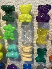 Vintage Gogo’s Crazy Bones Huge Mixed Lot Figures Gogo Toys Go Go Rare Glitter