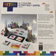 TETRIS Head-to-Head Strategy Family Board Game 2 to 4 Players, Ages 8+