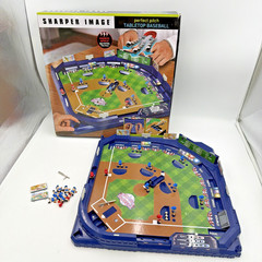 Sharper Image Perfect Pitch Table Top TABLETOP BASEBALL Game w/ Extra Parts