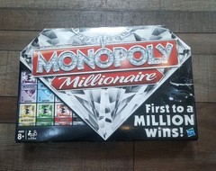 Monopoly Millionaire Edition Board Game – First to a Million Wins, Luxury Theme
