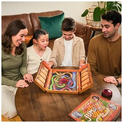 Jumanji the Game Real Wooden Box Edition of the Classic Adventure Board – SEALED