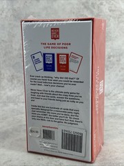 Game NEVER HAVE I EVER-Poor Life Decisions Classic Edition Party SEALED