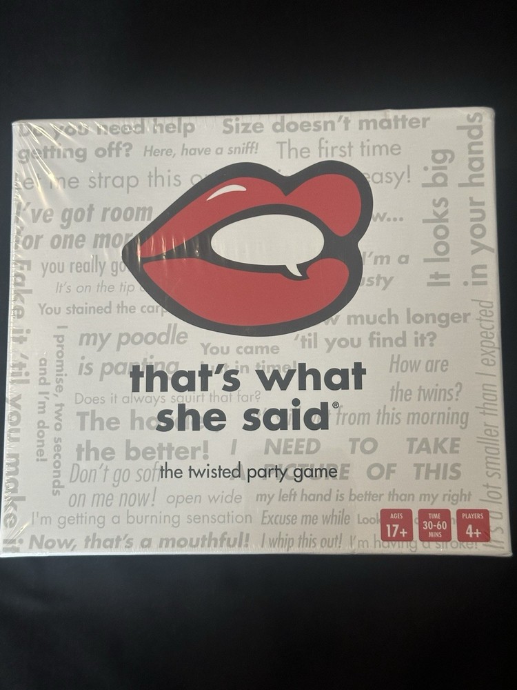 2020 Adult Party Game “That’s What She Said” – Ages 17+