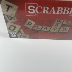 SCRABBLE CROSSWORD BOARD GAME by Milton Bradley Retro NEW & SEALED