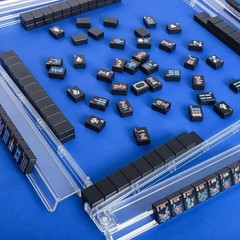 American Mahjong Tiles (1.2”,Tiles Only), 166 Mahjong Tile Set with Black Color