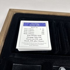 MONOPOLY and Clue Deluxe Vintage 2 in 1 Wood Game Collection Set Complete