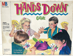 Hands Down – Milton Bradley – Family Board Game – Complete – Vintage 1987