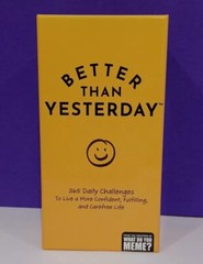 GAME- Better Than Yesterday-365 Daily Challenges-MEME-2022- Pre-owned/ Complete