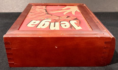 2007 Hasbro Jenga Vintage Bookshelf Edition – Includes Wooden Box & 54 Pieces