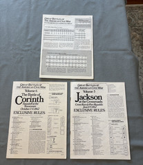 Jackson Corinth game plus Cedar Mountain from S&T magazine; missing 1 counter