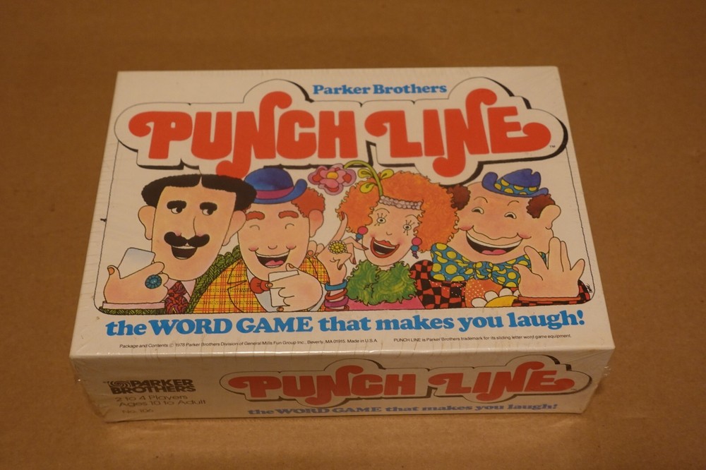 Vintage 1978 Punch Line Game Parker Brothers Ages 8-Adult BRAND NEW