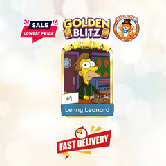 GOLDEN BLITZ MONOPOLY GO 5⭐ LENNY LEONARD 🔥 SUPER FAST DELIVERY & SEND FASTER