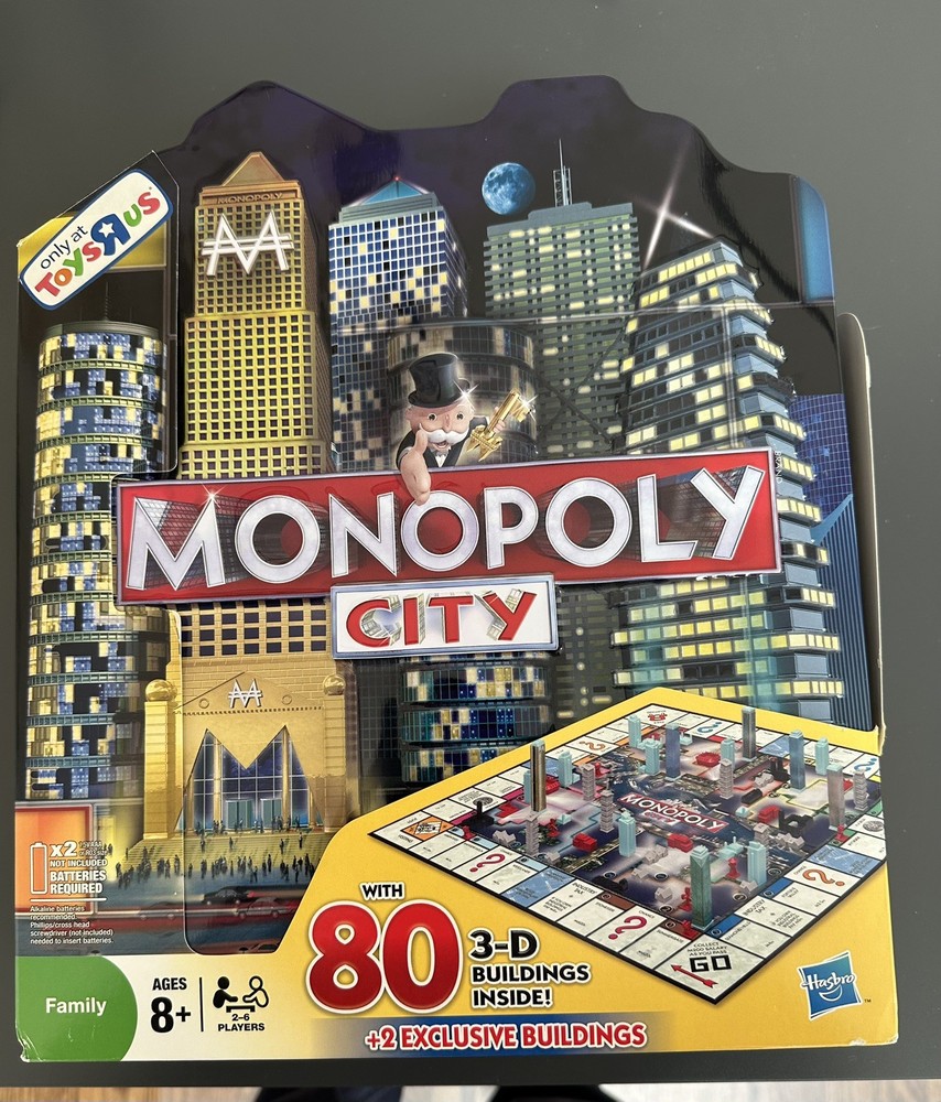 MONOPOLY CITY Metal TIN Box Edition Game 2009 New in Box. Never Played