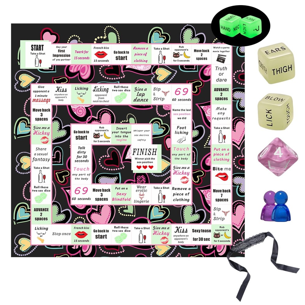 Couple Board Game for Date Night – Romantic Couple Games for Date Night Sex G…