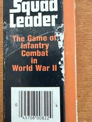 Avalon Hill Squad Leader WWII Board Game 4th Ed. 1,115 Counters 5 Mapboards 1977