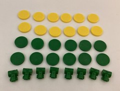 John Deere Checkers By Masterpieces Puzzles #41304 Complete