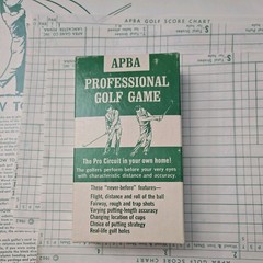 APBA Professional Golf Game 32 Holes, Vintage PGA Course Design Lots Of Pieces