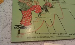 VTG 1948 Nu-Age Industries Pant-O-Graf Drawing Art Game Leominster, MA USA w/Box