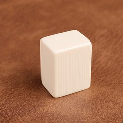 Chinese Mahjong Game Set 1.5″ X-Large 144 Numbered White Ivory Color Melamine…