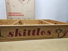 Vtg Mendel Skittles No. 401 Spin Top Bowling Game! Complete, EXCELLENT, w/ Box!