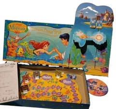 Vintage 1997 Disney The Little Mermaid Secrets of the Sea Board Game – Complete