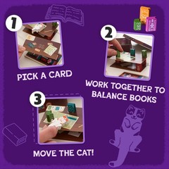 Bookshelf by | Ages 8+ | 2-4 Players | Cooperative Stacking Game | Skill & Ba
