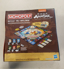 Hasbro Monopoly Avatar The Last Airbender Board Game