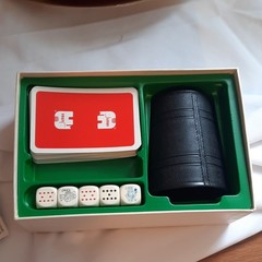 Jumbo Poker Dice Game 1979 MPN 717 Cards & Dice Set for 12 Years & Up