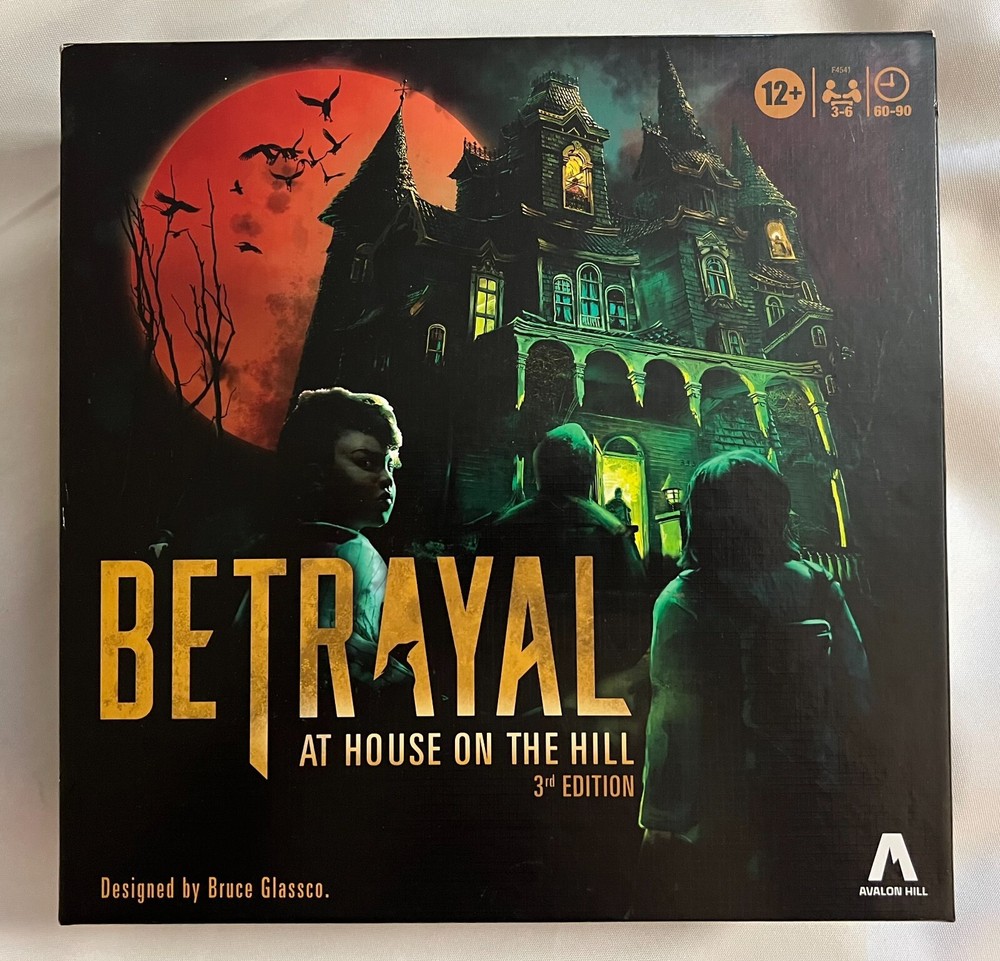 3rd Edition Betrayal at the House on the Hill Board Game Avalon Hill