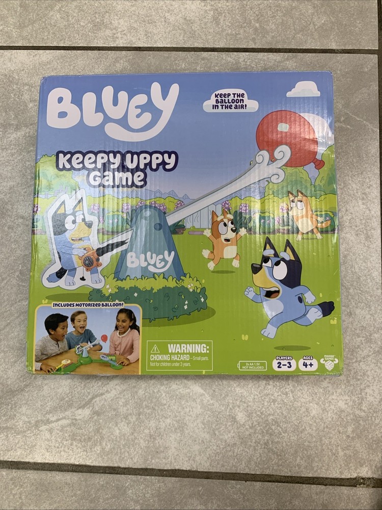Bluey Keepy Uppy Game. Includes Motorized Balloon NEW