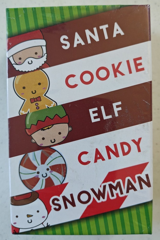 Santa Cookie Elf Candy Snowman Card Game Taco Cat