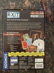Exit Das Mysteriöse Museum ￼ German Children’s Game 10 And Up Years Kosmos
