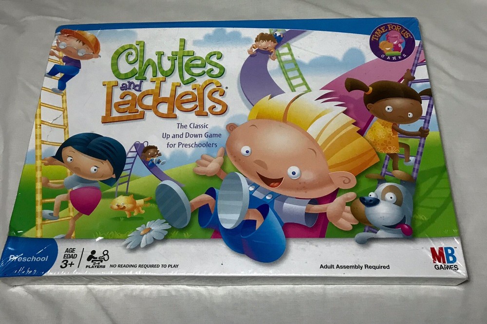 Chutes and Ladders Preschool Classic Board Game 2005 Brand New Sealed