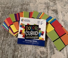 Learning Resources Color Cubed Multicolored Brain teaser 40 Pieces Strategy Game