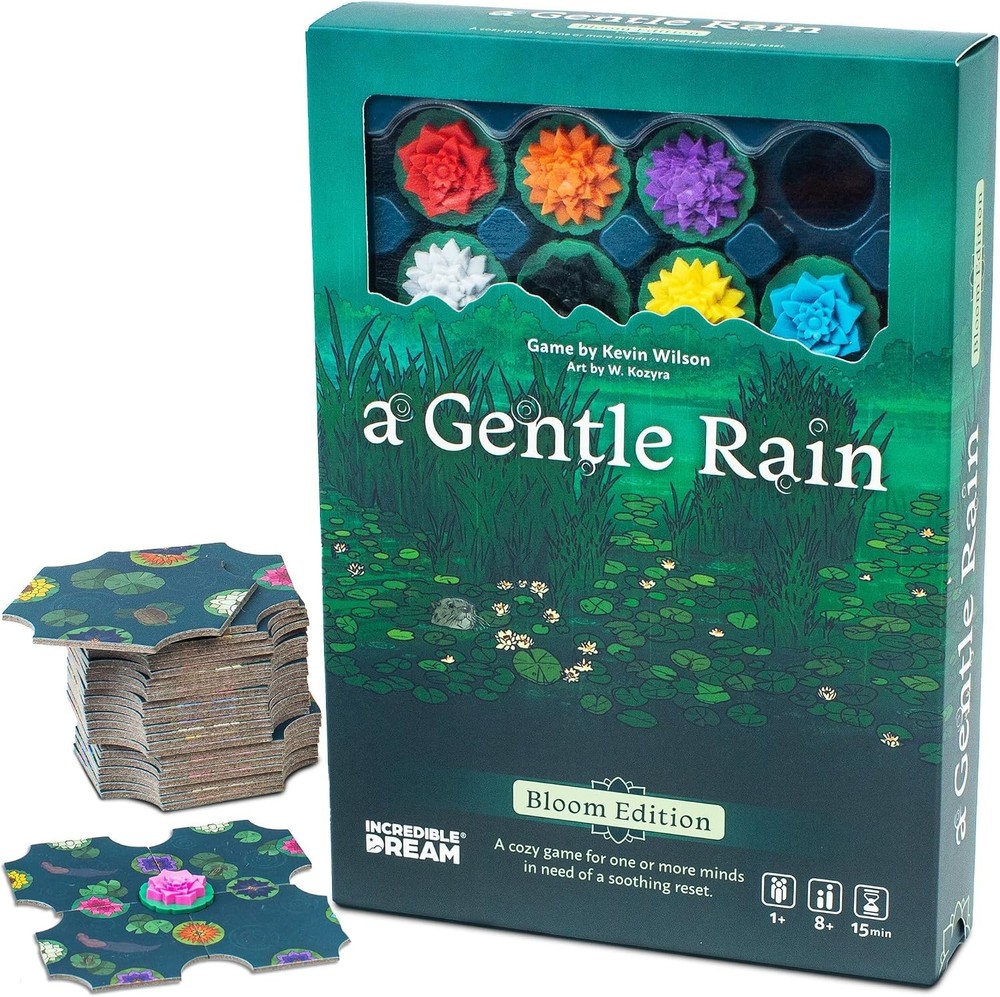 A Gentle Rain – Bloom Edition – Calm Tile-Laying Puzzle Game with 3D Lotus