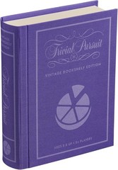 Stylish Trivial Pursuit Fabric-Wrapped Book Box – Trivia Board Game for Ages 8+