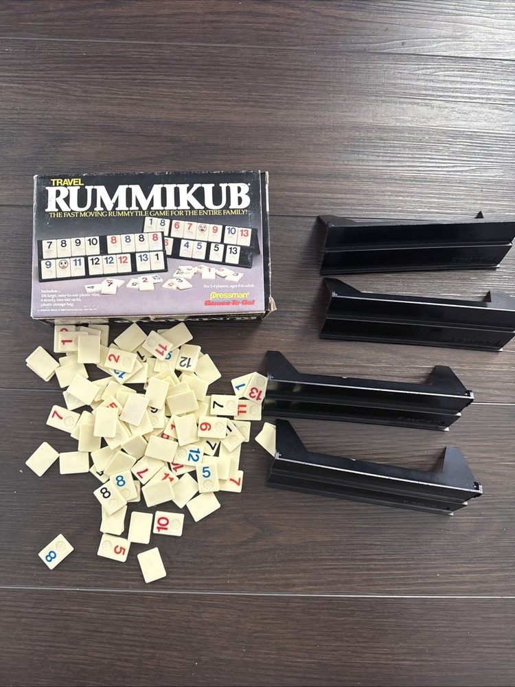 VTG 1990 The Original Rummikub Tile Game #400 by Pressman Toy Corp-Complete- USA