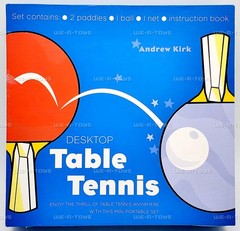 Desktop Table Tennis Mini Portable Set by Metro Books