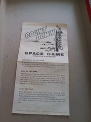 1960 Transogram Count Down Space Game…. Excellent shape!! COMPLETE!!
