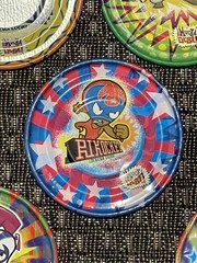 Lot Of 5 Rare Mega Tazos Pogs Mexico ¡MUCHA LUCHA! BIGER SIZE Metal