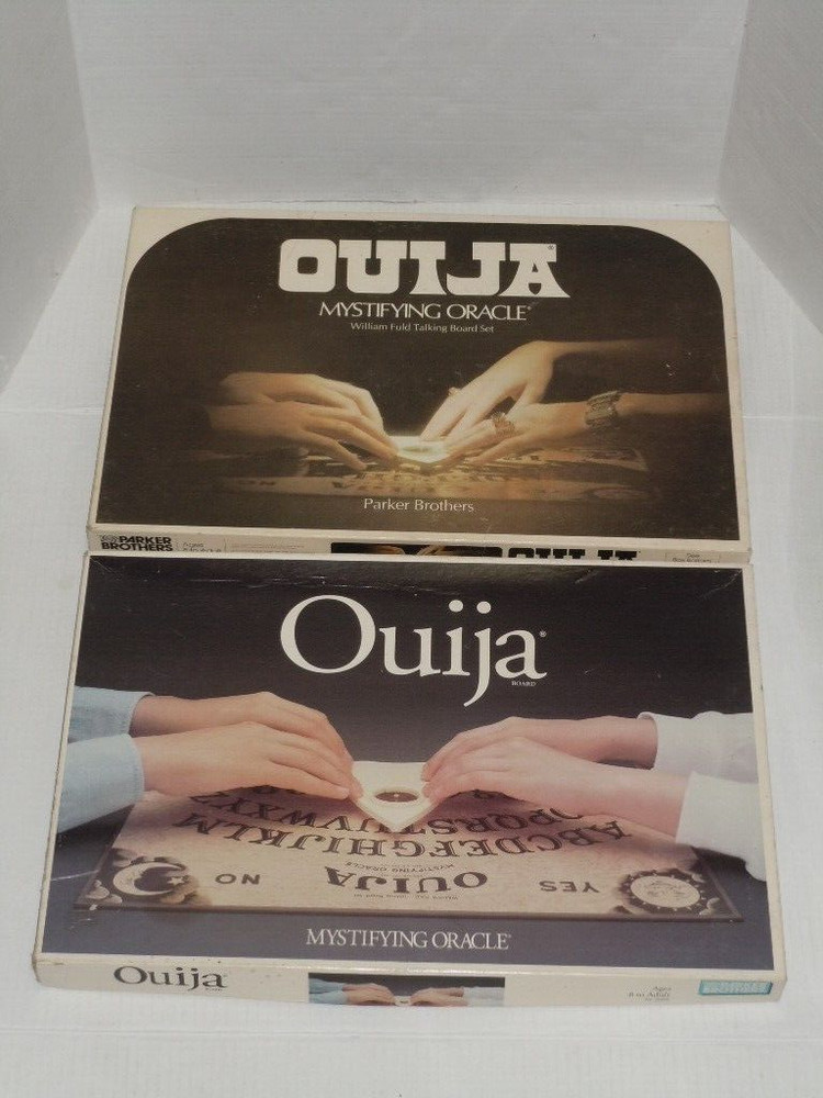 VINTAGE 1972 & 1992 PARKER BROTHERS BROS OUIJA TALKING MYSTIFYING GAME BOARD