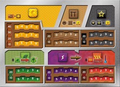 Terraforming Mars: Dual Layer Player Boards 5 Pack NEW